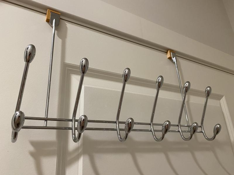 3D-printed coat rack door adapter