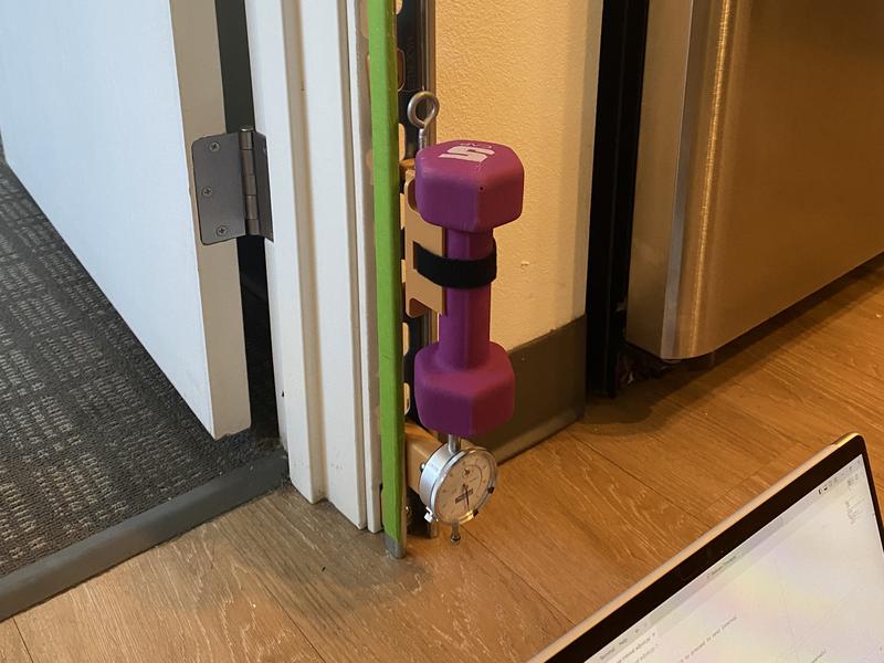 Fishing line strain experiment